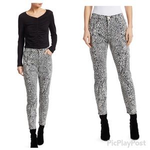 NWT Frame Le High Animal Print Ankle Skinny Jeans